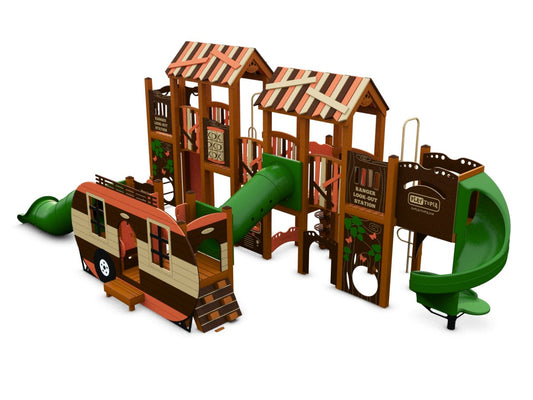 Camper Playset - Natural Playgrounds - Playtopia, Inc.