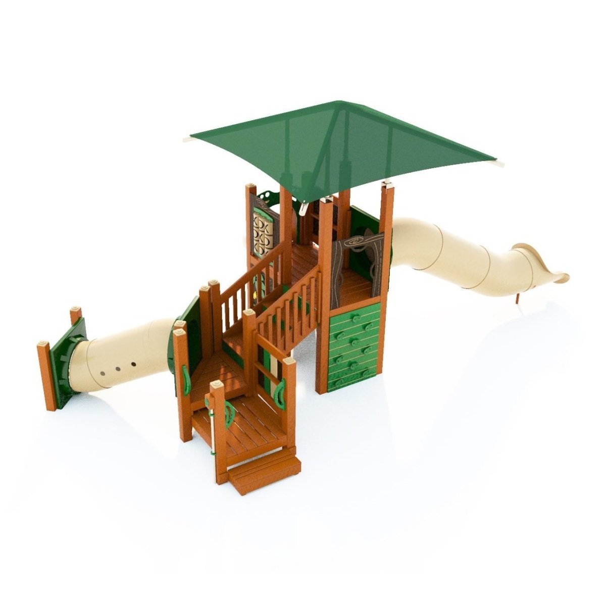 Chestnut Playset - Preschool Playgrounds - Playtopia, Inc.