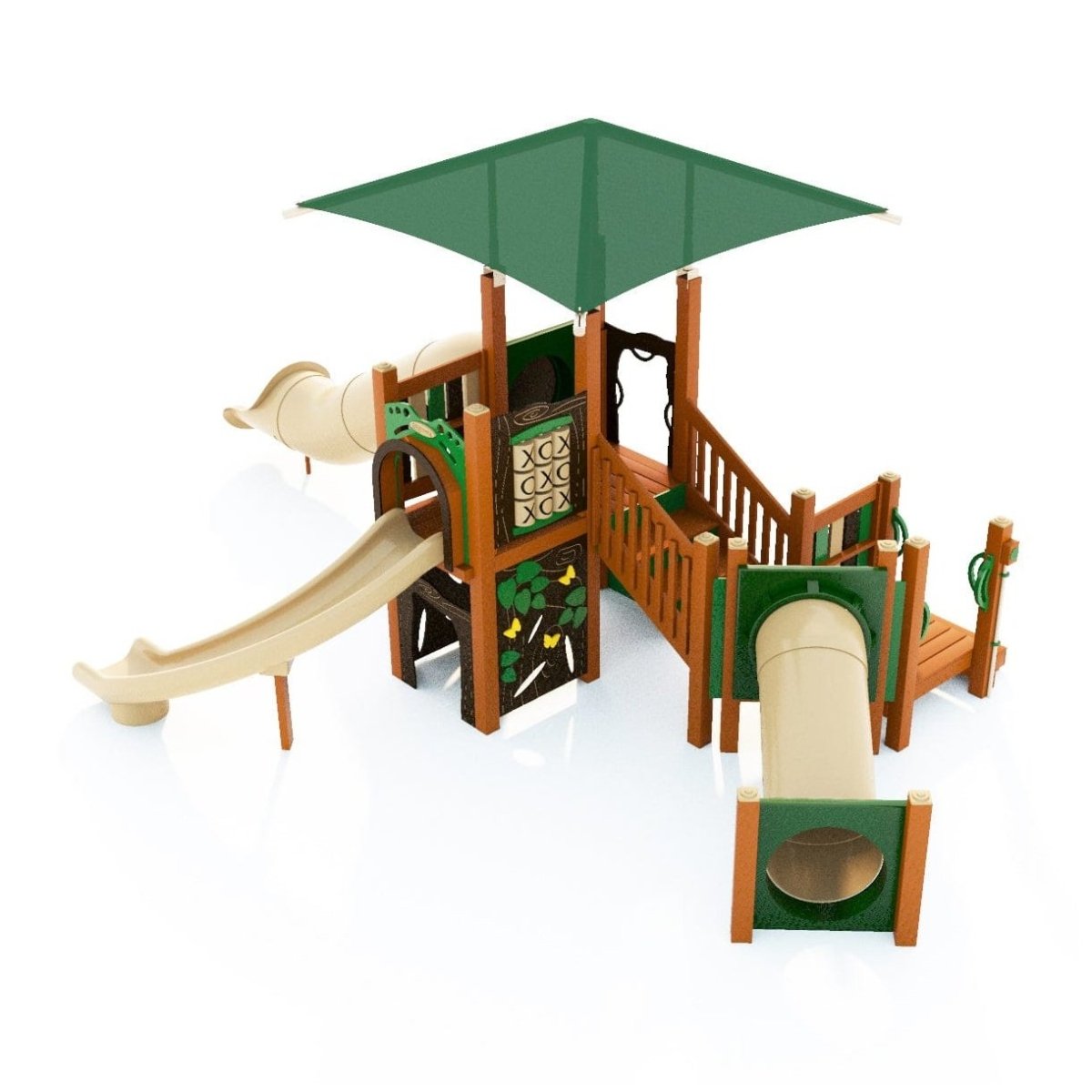 Chestnut Playset - Preschool Playgrounds - Playtopia, Inc.