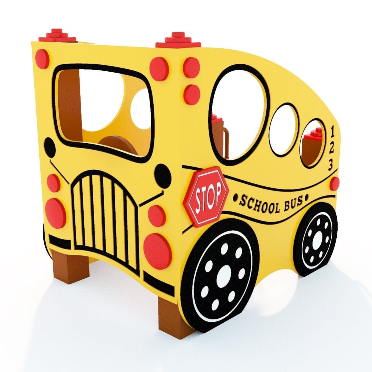 CozyTown School Bus - Cars For Toddlers - Playtopia, Inc.
