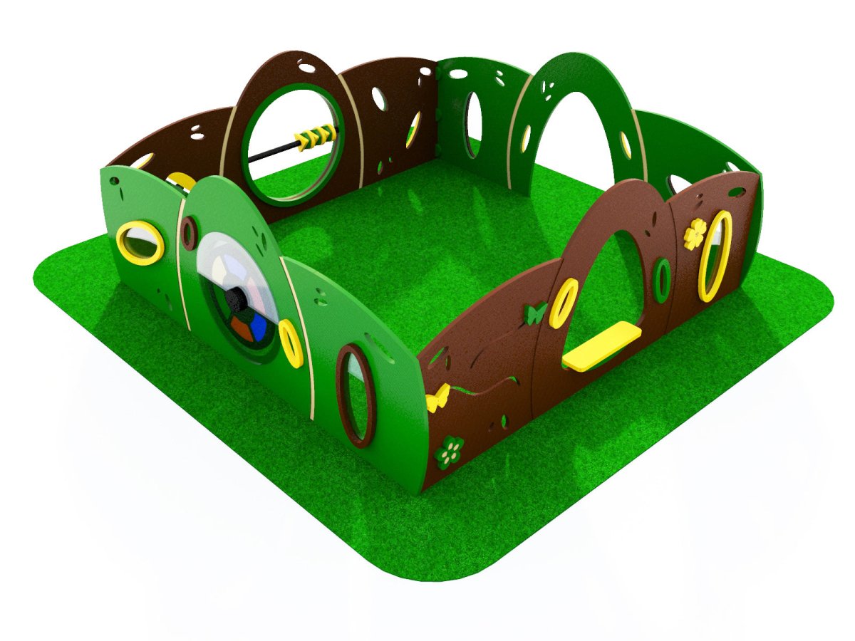 Modern Sensory Station Activity Center - Infant Playground - Playtopia, Inc.