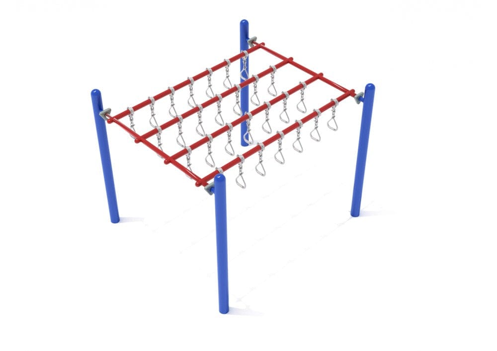 Quintuple Straight Swinging Ring Ladder - Playtopia, Inc.