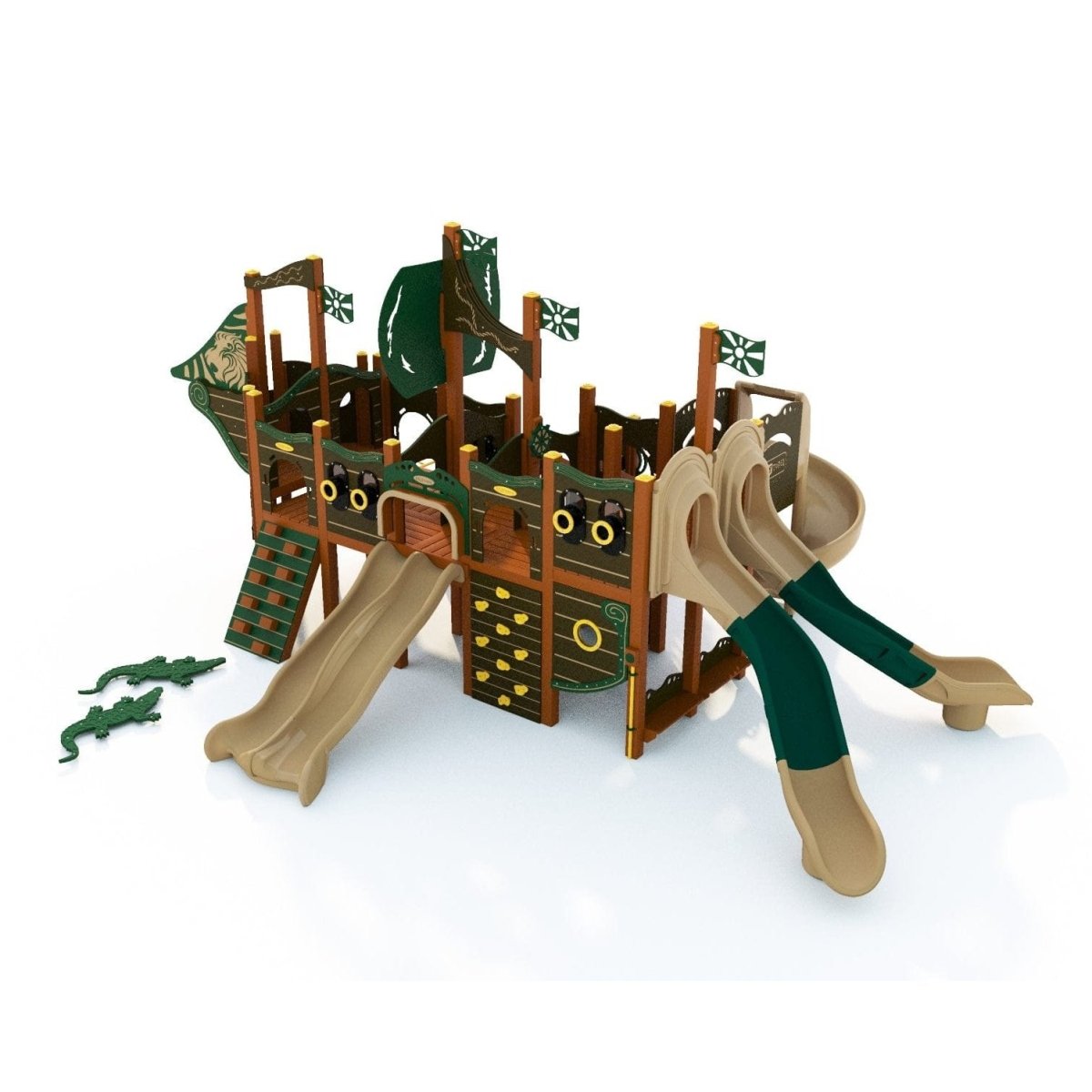 Ship Shape Playset - School-Age Playgrounds - Playtopia, Inc.