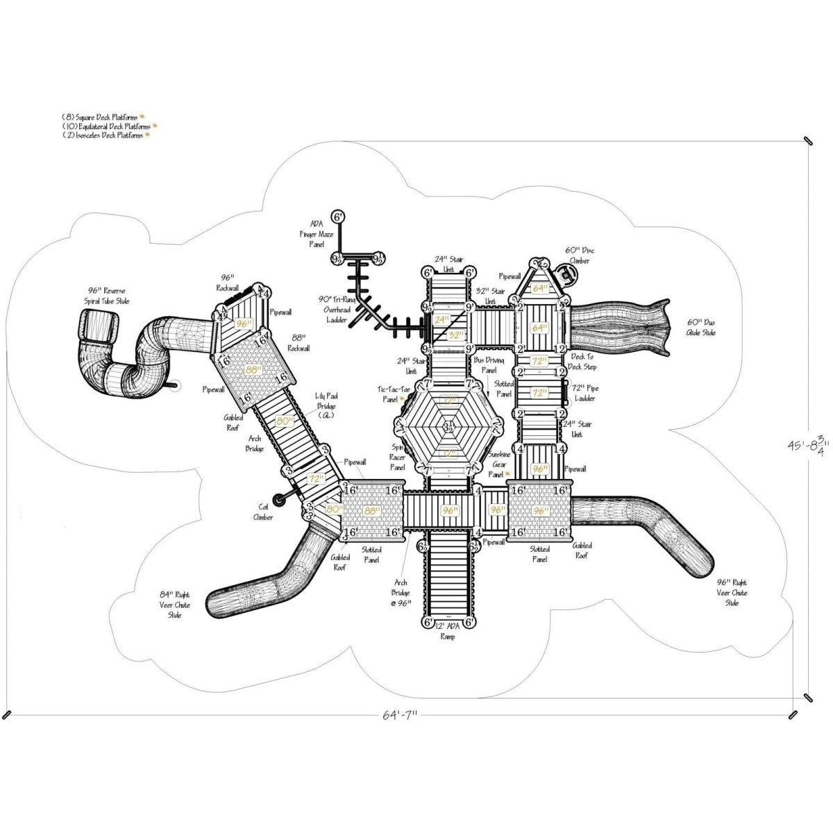 Voyager Playset - School-Age Playgrounds - Playtopia, Inc.